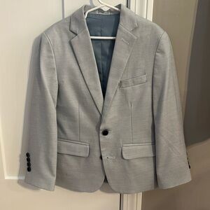 Calvin Klein 2 piece boys suit. Gray. Size 8. Worn 1x.